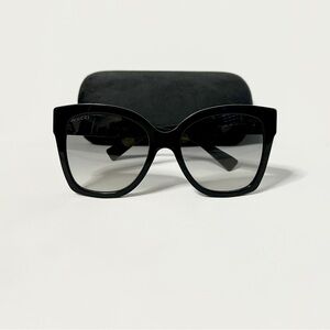 Gucci Women's Black Sunglasses GG0459S